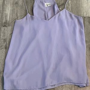 Womens Express light purple blouse/cami